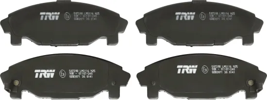 Bremsbelagsatz, Scheibenbremse Vorderachse TRW GDB3071 Bild Bremsbelagsatz, Scheibenbremse Vorderachse TRW GDB3071