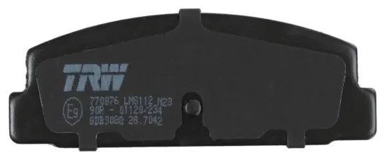 Bremsbelagsatz, Scheibenbremse Hinterachse TRW GDB3088 Bild Bremsbelagsatz, Scheibenbremse Hinterachse TRW GDB3088