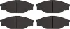 Bremsbelagsatz, Scheibenbremse Vorderachse TRW GDB3109 Bild Bremsbelagsatz, Scheibenbremse Vorderachse TRW GDB3109