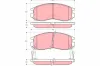 Bremsbelagsatz, Scheibenbremse Vorderachse TRW GDB3133