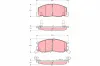 Bremsbelagsatz, Scheibenbremse Vorderachse TRW GDB3157