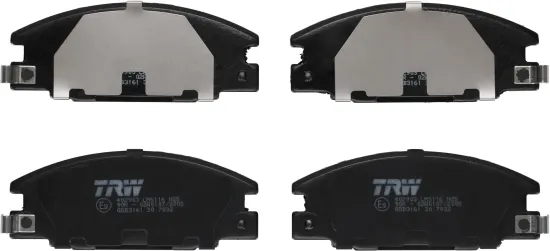 Bremsbelagsatz, Scheibenbremse Vorderachse TRW GDB3161 Bild Bremsbelagsatz, Scheibenbremse Vorderachse TRW GDB3161