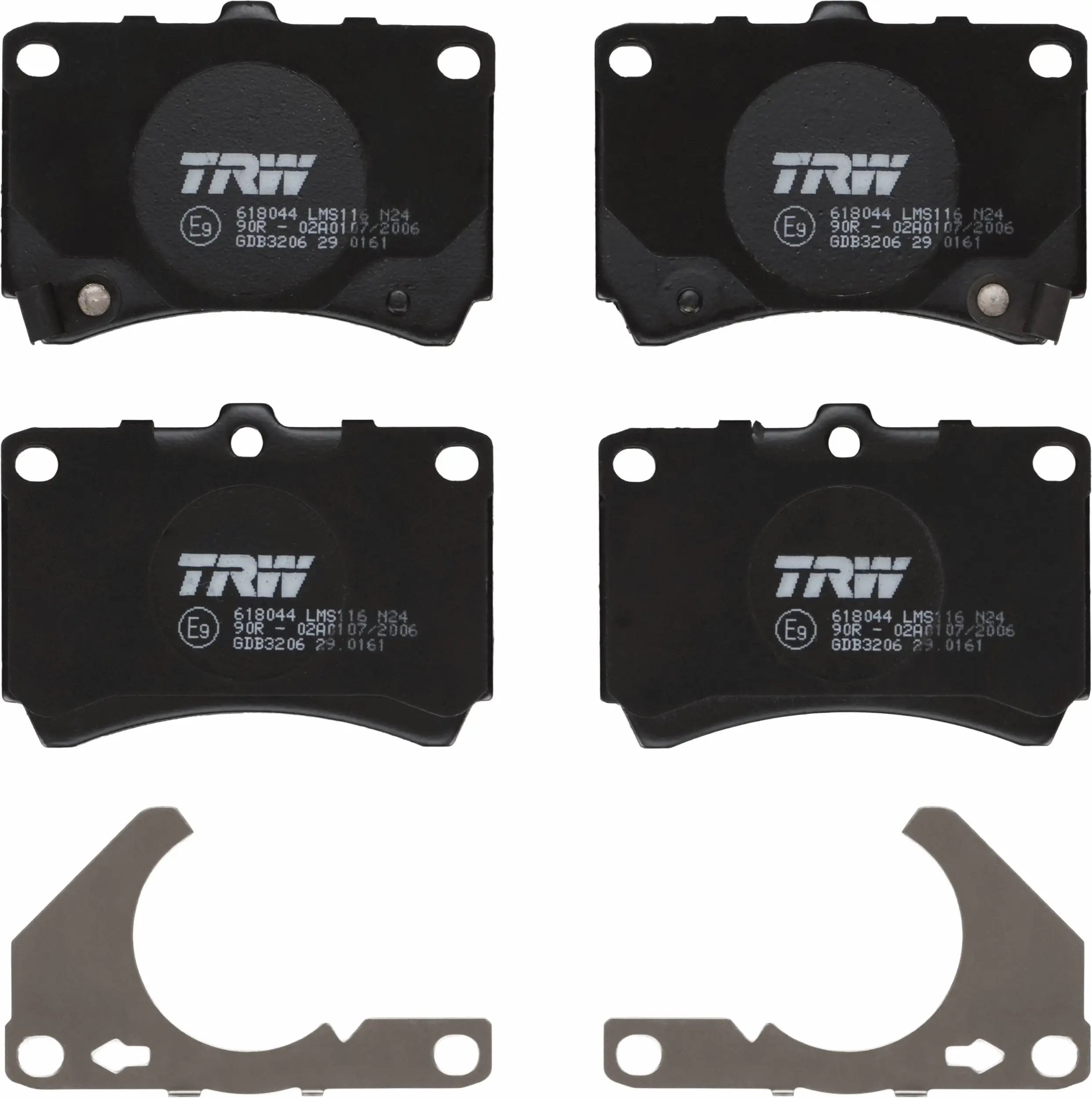 Bremsbelagsatz, Scheibenbremse Vorderachse TRW GDB3206
