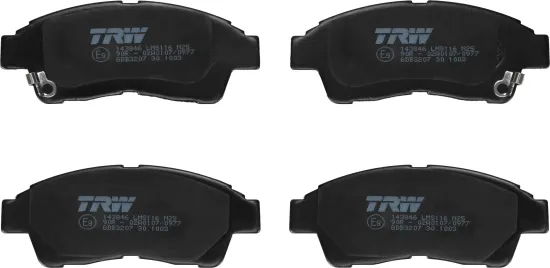 Bremsbelagsatz, Scheibenbremse Vorderachse TRW GDB3207 Bild Bremsbelagsatz, Scheibenbremse Vorderachse TRW GDB3207