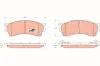Bremsbelagsatz, Scheibenbremse Vorderachse TRW GDB3209 Bild Bremsbelagsatz, Scheibenbremse Vorderachse TRW GDB3209