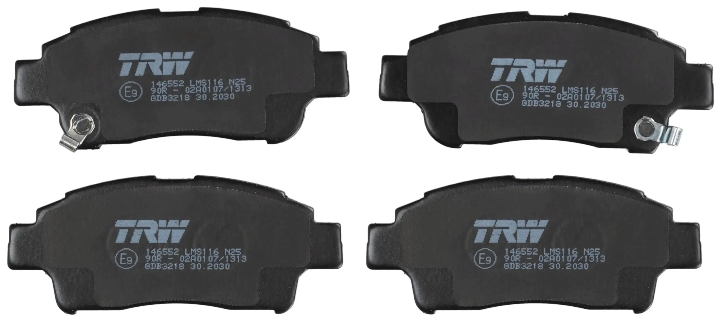 Bremsbelagsatz, Scheibenbremse Vorderachse TRW GDB3218