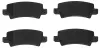 Bremsbelagsatz, Scheibenbremse Hinterachse TRW GDB3289 Bild Bremsbelagsatz, Scheibenbremse Hinterachse TRW GDB3289