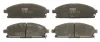 Bremsbelagsatz, Scheibenbremse Vorderachse TRW GDB3312 Bild Bremsbelagsatz, Scheibenbremse Vorderachse TRW GDB3312