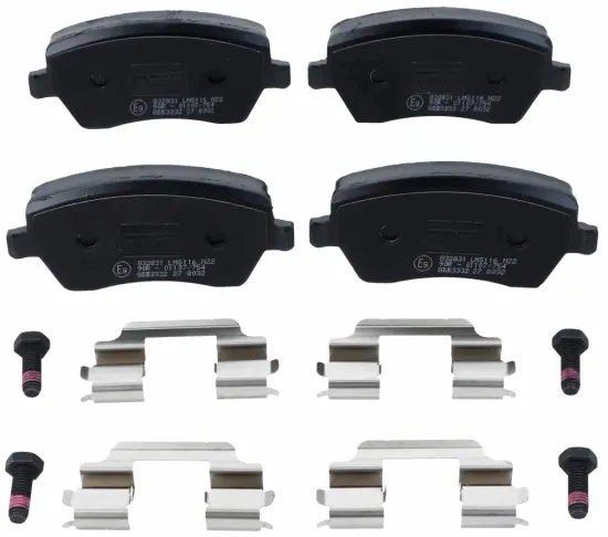 Bremsbelagsatz, Scheibenbremse Vorderachse TRW GDB3332 Bild Bremsbelagsatz, Scheibenbremse Vorderachse TRW GDB3332