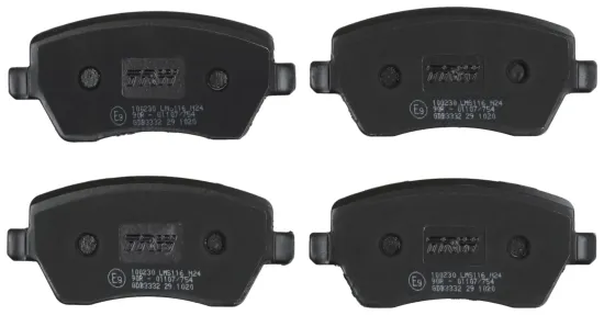Bremsbelagsatz, Scheibenbremse Vorderachse TRW GDB3332 Bild Bremsbelagsatz, Scheibenbremse Vorderachse TRW GDB3332