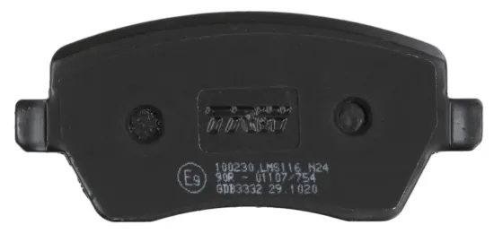 Bremsbelagsatz, Scheibenbremse Vorderachse TRW GDB3332 Bild Bremsbelagsatz, Scheibenbremse Vorderachse TRW GDB3332