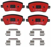 Bremsbelagsatz, Scheibenbremse Vorderachse TRW GDB3332DTE