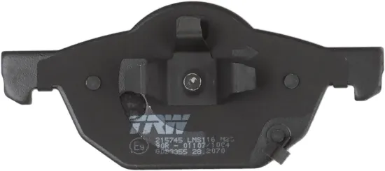 Bremsbelagsatz, Scheibenbremse Vorderachse TRW GDB3355 Bild Bremsbelagsatz, Scheibenbremse Vorderachse TRW GDB3355