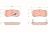 Bremsbelagsatz, Scheibenbremse Hinterachse TRW GDB3370 Bild Bremsbelagsatz, Scheibenbremse Hinterachse TRW GDB3370