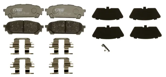 Bremsbelagsatz, Scheibenbremse Hinterachse TRW GDB3395 Bild Bremsbelagsatz, Scheibenbremse Hinterachse TRW GDB3395