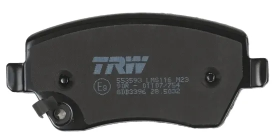 Bremsbelagsatz, Scheibenbremse TRW GDB3396 Bild Bremsbelagsatz, Scheibenbremse TRW GDB3396