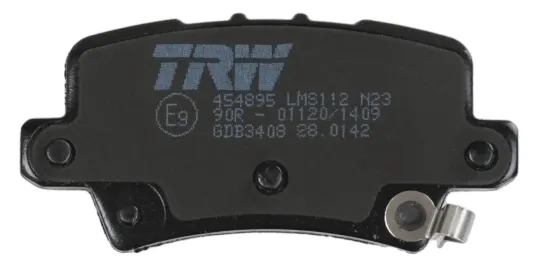 Bremsbelagsatz, Scheibenbremse Hinterachse TRW GDB3408 Bild Bremsbelagsatz, Scheibenbremse Hinterachse TRW GDB3408