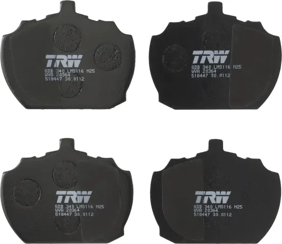 Bremsbelagsatz, Scheibenbremse TRW GDB340 Bild Bremsbelagsatz, Scheibenbremse TRW GDB340