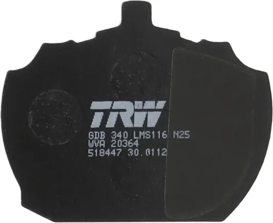 Bremsbelagsatz, Scheibenbremse TRW GDB340 Bild Bremsbelagsatz, Scheibenbremse TRW GDB340