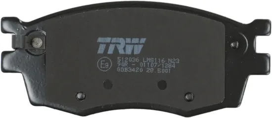 Bremsbelagsatz, Scheibenbremse Vorderachse TRW GDB3420 Bild Bremsbelagsatz, Scheibenbremse Vorderachse TRW GDB3420