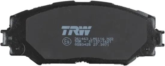 Bremsbelagsatz, Scheibenbremse TRW GDB3425 Bild Bremsbelagsatz, Scheibenbremse TRW GDB3425