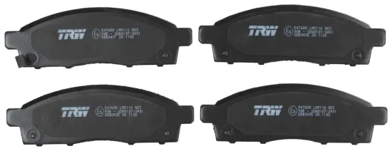 Bremsbelagsatz, Scheibenbremse Vorderachse TRW GDB3435 Bild Bremsbelagsatz, Scheibenbremse Vorderachse TRW GDB3435