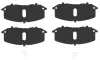 Bremsbelagsatz, Scheibenbremse Vorderachse TRW GDB3443 Bild Bremsbelagsatz, Scheibenbremse Vorderachse TRW GDB3443