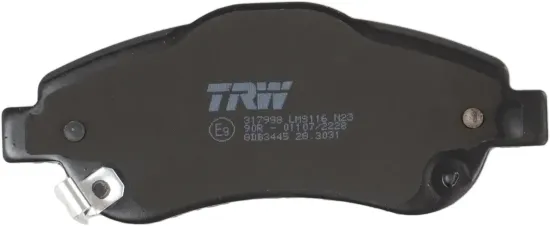 Bremsbelagsatz, Scheibenbremse Vorderachse TRW GDB3445 Bild Bremsbelagsatz, Scheibenbremse Vorderachse TRW GDB3445