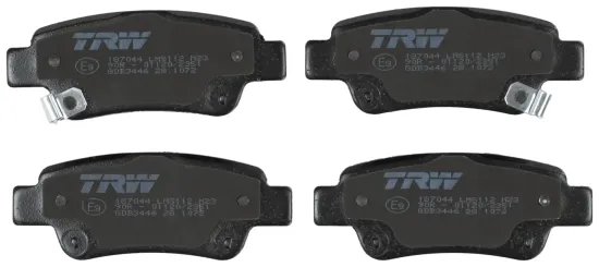 Bremsbelagsatz, Scheibenbremse Hinterachse TRW GDB3446 Bild Bremsbelagsatz, Scheibenbremse Hinterachse TRW GDB3446