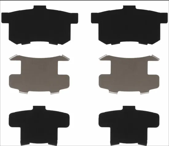 Bremsbelagsatz, Scheibenbremse Hinterachse TRW GDB3447 Bild Bremsbelagsatz, Scheibenbremse Hinterachse TRW GDB3447