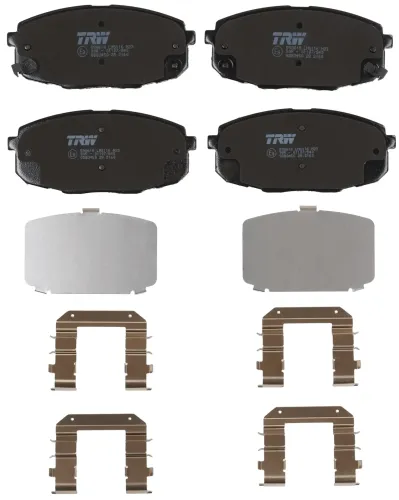 Bremsbelagsatz, Scheibenbremse Vorderachse TRW GDB3450 Bild Bremsbelagsatz, Scheibenbremse Vorderachse TRW GDB3450