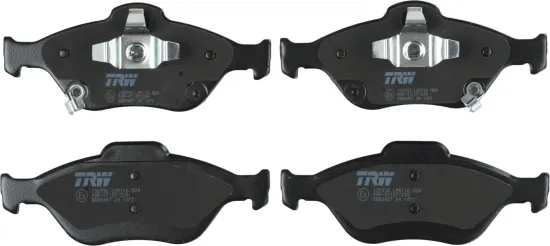 Bremsbelagsatz, Scheibenbremse Vorderachse TRW GDB3457 Bild Bremsbelagsatz, Scheibenbremse Vorderachse TRW GDB3457