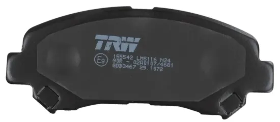Bremsbelagsatz, Scheibenbremse Vorderachse TRW GDB3467 Bild Bremsbelagsatz, Scheibenbremse Vorderachse TRW GDB3467