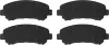 Bremsbelagsatz, Scheibenbremse Vorderachse TRW GDB3467DTE Bild Bremsbelagsatz, Scheibenbremse Vorderachse TRW GDB3467DTE