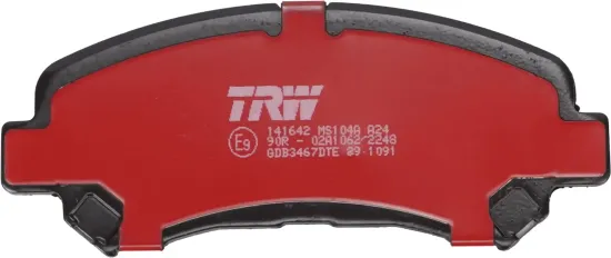 Bremsbelagsatz, Scheibenbremse Vorderachse TRW GDB3467DTE Bild Bremsbelagsatz, Scheibenbremse Vorderachse TRW GDB3467DTE