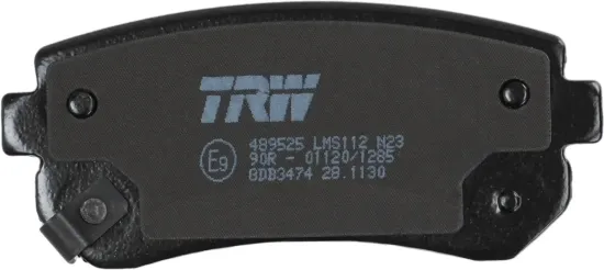 Bremsbelagsatz, Scheibenbremse Hinterachse TRW GDB3474 Bild Bremsbelagsatz, Scheibenbremse Hinterachse TRW GDB3474