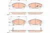Bremsbelagsatz, Scheibenbremse Vorderachse TRW GDB3479