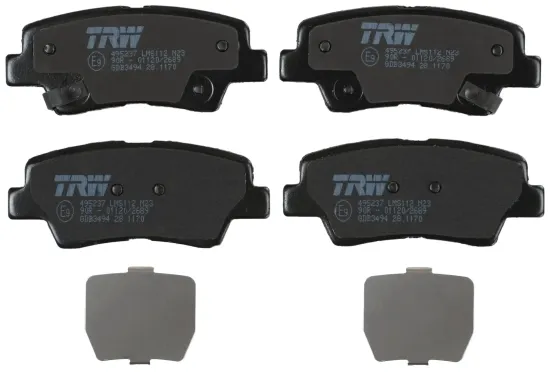 Bremsbelagsatz, Scheibenbremse TRW GDB3494 Bild Bremsbelagsatz, Scheibenbremse TRW GDB3494