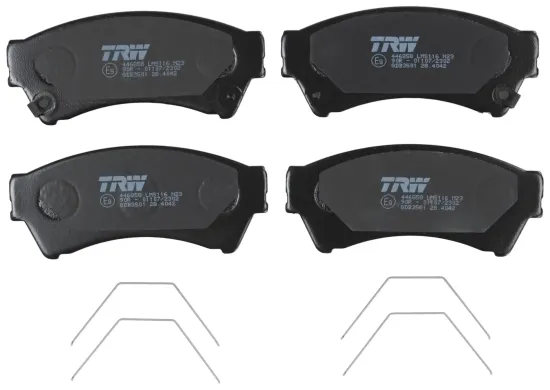 Bremsbelagsatz, Scheibenbremse Vorderachse TRW GDB3501 Bild Bremsbelagsatz, Scheibenbremse Vorderachse TRW GDB3501