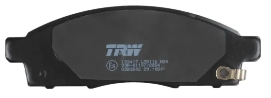 Bremsbelagsatz, Scheibenbremse Vorderachse TRW GDB3502 Bild Bremsbelagsatz, Scheibenbremse Vorderachse TRW GDB3502