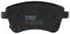 Bremsbelagsatz, Scheibenbremse Vorderachse TRW GDB3509 Bild Bremsbelagsatz, Scheibenbremse Vorderachse TRW GDB3509