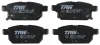 Bremsbelagsatz, Scheibenbremse Hinterachse TRW GDB3529 Bild Bremsbelagsatz, Scheibenbremse Hinterachse TRW GDB3529