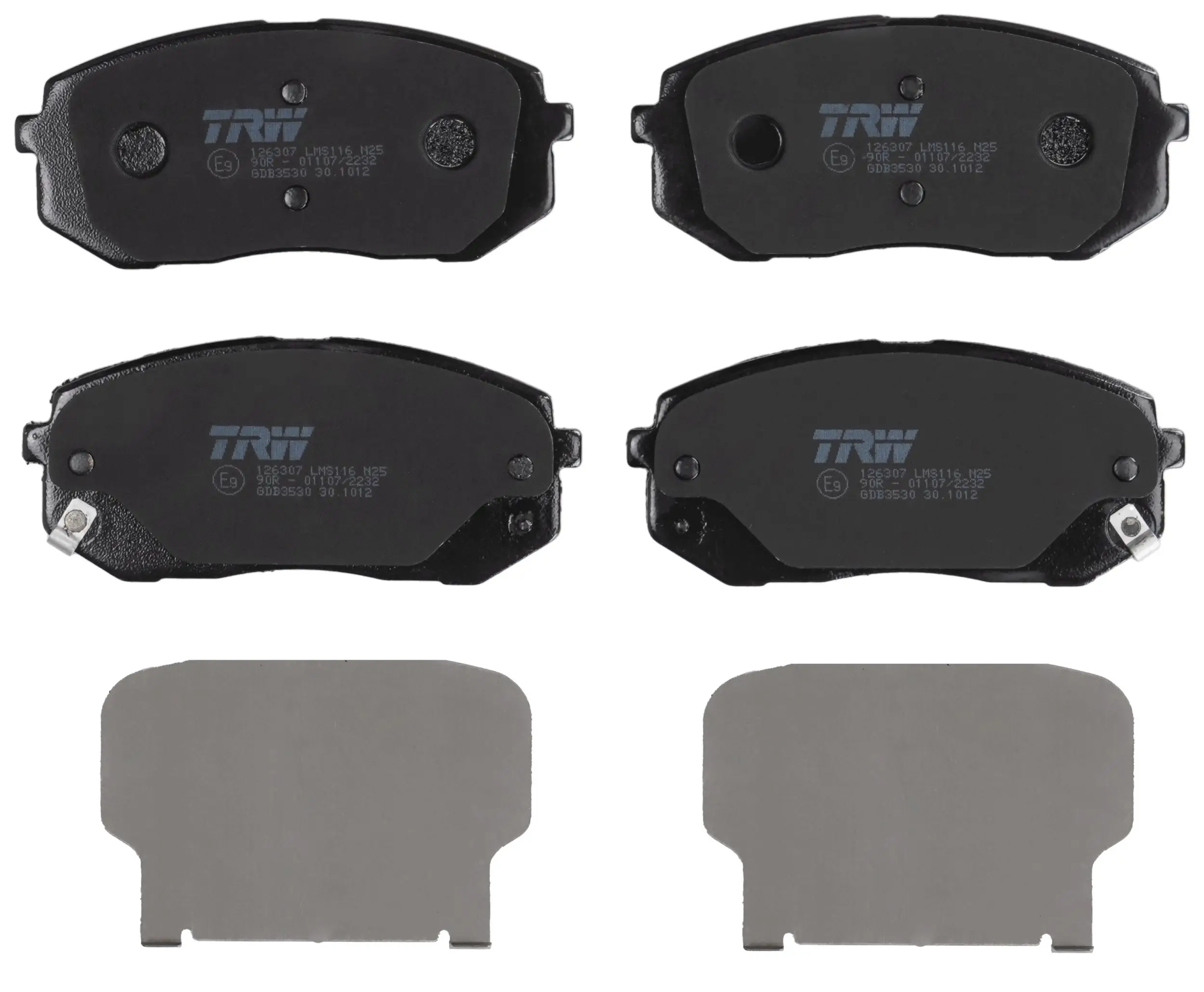 Bremsbelagsatz, Scheibenbremse TRW GDB3530
