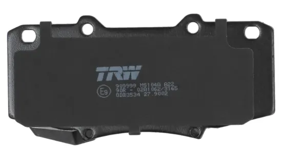 Bremsbelagsatz, Scheibenbremse Vorderachse TRW GDB3534 Bild Bremsbelagsatz, Scheibenbremse Vorderachse TRW GDB3534