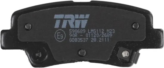 Bremsbelagsatz, Scheibenbremse TRW GDB3537 Bild Bremsbelagsatz, Scheibenbremse TRW GDB3537