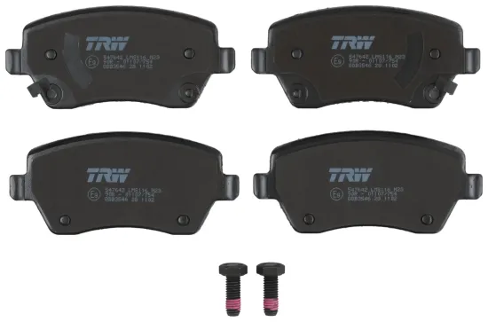 Bremsbelagsatz, Scheibenbremse Vorderachse TRW GDB3546 Bild Bremsbelagsatz, Scheibenbremse Vorderachse TRW GDB3546