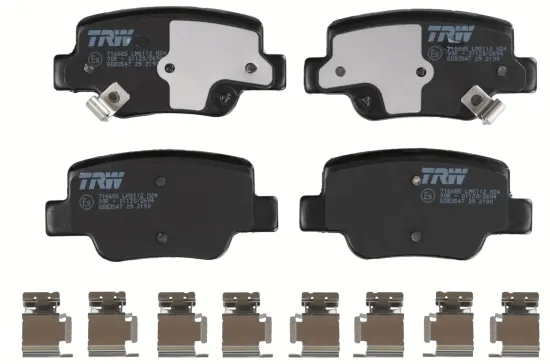 Bremsbelagsatz, Scheibenbremse Hinterachse TRW GDB3547 Bild Bremsbelagsatz, Scheibenbremse Hinterachse TRW GDB3547