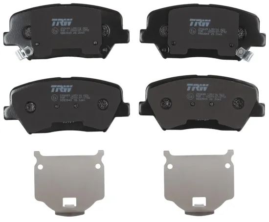 Bremsbelagsatz, Scheibenbremse Vorderachse TRW GDB3549 Bild Bremsbelagsatz, Scheibenbremse Vorderachse TRW GDB3549