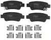 Bremsbelagsatz, Scheibenbremse Hinterachse TRW GDB3576