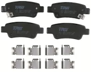 Bremsbelagsatz, Scheibenbremse Hinterachse TRW GDB3576